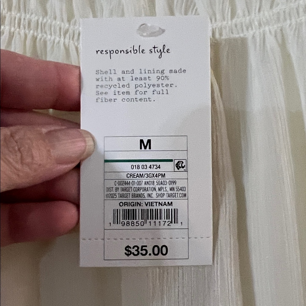 A New Day Elegant Cream Midi Dress - Picture 3 of 8